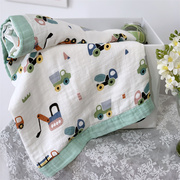 夏季竹纤维儿童盖毯新生儿毛巾被薄款宝宝小毯子幼儿园午睡空调毯
