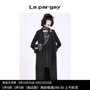 lapargay纳帕佳2024春季马甲，无袖西装外套中长款不规则马夹女