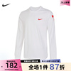 NIKE耐克白色上衣打底衫春季男子运动训练休闲长袖T恤FV3994-100