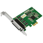 宇泰4口PCI-E转RS232串口卡B电脑串口扩充卡配串口线9针c口工业