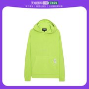 韩国直邮StussyT恤男女款黄绿色连帽卫衣长袖百搭运动时尚轻薄