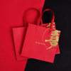 中国风红色袋结婚回礼，袋中式喜庆礼物袋，婚庆纸袋古风简约定制