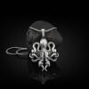 。克苏鲁神话饰品章鱼动物吊坠钛钢项链男士嘻哈配饰欧美毛衣