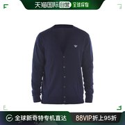 香港直邮armani副线男士，深蓝色针织开衫6x6ea1-6m0iz-0552