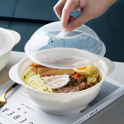 日本进口微波炉专用碗泡面碗带盖家用塑料热饭碗加热容器面碗汤碗