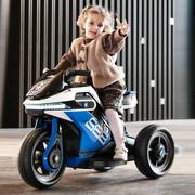 儿童电动摩托车遥控可坐人双驱动大号三轮车宝宝，玩具车小孩电瓶车