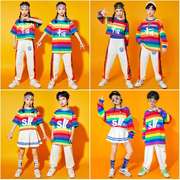 小学生运动会服装六一儿童表演服演出服套装街舞武术啦啦队2023款