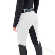 圣迪兰欧美时尚马术裤，修身弹力拼接骑马裤，休闲小脚裤白色s