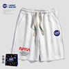 NASA SOLAR联名2023年夏季小熊运动短裤男女户外休闲五分裤子