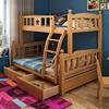 上下床双层床儿童床1.5米男孩榉木子母床实木高低床上下铺床成人