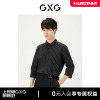 gxg男装商场，同款黑色条纹设计七分袖衬衫，24年夏季g24x232030