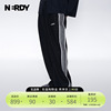 nerdy2024春季侧缝点缀牛仔长裤情侣，同款直筒裤子女韩国潮牌