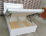 环保型免漆板式储物床高箱床箱式床1.5米床带气压，升降床板双
