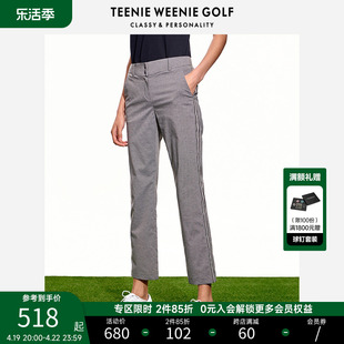 TeenieWeenieGolf小熊高尔夫女装春装休闲裤运动裤子长裤撞色条纹