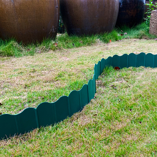 花园围栏小栅栏围挡挡土塑料，菜园围边庭院花圃，花坛绿化户外篱笆板