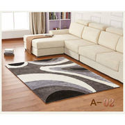 免洗亮丝图案地毯简约现代客厅茶几沙发卧室防滑榻榻米地垫可定制