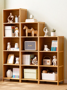 组合书柜子多功能家用客厅书架实木落地储物多层大书橱儿童置物架
