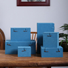 高档绒布包装盒紫砂茶具茶杯茶壶盒子陶瓷盖碗锦盒定制