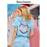 Juicy Couture橘滋外套女2023春季美式运动休闲短袖夹克上衣