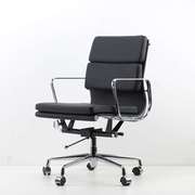 高档办公椅电脑椅伊姆斯真皮椅子家用高端舒适久坐商务会议室高靠