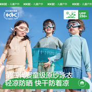 KK树宝宝泳衣分体长袖防晒儿童泳裤游泳衣套装男童小女孩2025新款