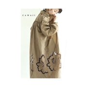 日本直邮兼容s2l镂空花朵蕾丝，衬衫中号连衣裙