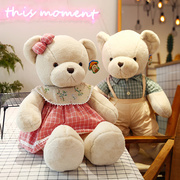 可爱情侣泰迪熊公仔抱抱熊婚庆新婚，礼物压床结婚熊娃娃(熊娃娃)一对礼物女