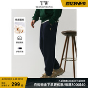 TeenieWeenie小熊男装卫裤男2024夏季宽松运动美式长裤子男士