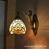 欧式彩色玻璃蒂凡尼壁灯镜前灯单头双头壁灯卧室过道灯 壁灯