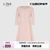 LINE女装夏季气质白领薄款小香风通勤连衣裙NWOPND0200