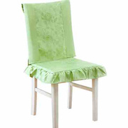 防滑布艺椅垫椅背套北欧古典玫瑰提花贡缎餐椅办公室学生教室坐垫
