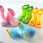 鲍雨儿童雨鞋女童中筒雨靴，婴幼儿1-6岁小孩，水鞋胶鞋童
