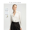 TieForHer BC系列 小翻领上衣高级感气质通勤职业衬衫OL风女士