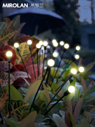 太阳能户外灯萤火虫灯花园灯草坪，灯庭院氛围，灯植物灯防水地插灯