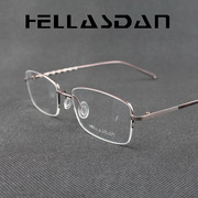 德国Hellasdan华尔诗丹眼镜框 男款纯钛半框近视眼镜架 9123