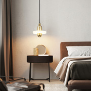 创意简约大理石吊灯现代设计师轻奢灯卧室床头，吧西班牙云石灯