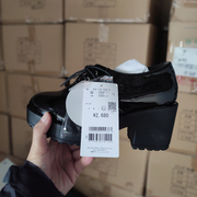 日本外贸原单学院风洛丽塔地雷系圆头厚底防水台系带地雷鞋女单鞋