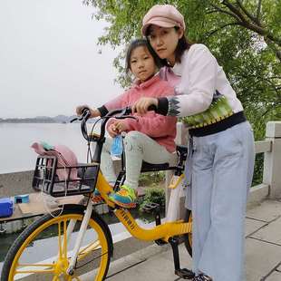 便携电动单车前置宝宝，折叠自行车快拆共享小孩坐垫，安全儿童座椅椅