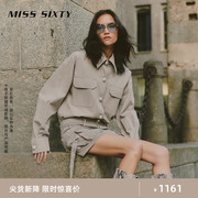 Miss Sixty2023秋季天使系列牛仔短裙女工装风超短裙口袋帅气