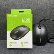 富勒l105有线鼠标商务，办公家用轻巧便携笔记本台式电脑通用usb