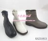 KA231813卡迪娜女鞋2023冬低跟舒适真皮女短靴冬靴子