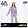 两件套装 little moco童装24春装女童短款长袖卫衣直筒卫裤