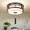 新中式实木吸顶灯中国风小吊灯餐厅卧室禅意茶楼灯玄关过道灯具