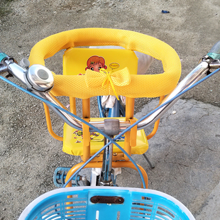 自行车儿童座椅两用安全前置坐椅，宝宝单车前(单车前)挂婴儿小孩后置