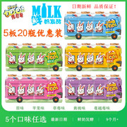 5板20瓶美国品牌，肯尼兔乳酸菌饮料鲜奶，发酵乳酸菌儿童果汁饮品