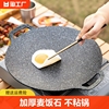 韩式户外烤肉盘烧烤盘子家用麦饭石不粘锅铁板烧电磁炉卡式炉烤盘