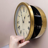 家用创意客厅欧式复古钟表时钟挂钟座钟收纳保险钟隐藏式时柜卧室