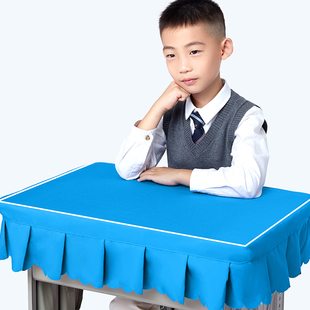小学生桌布桌罩课桌套儿童书桌布学校，教室学习桌专用防水防油桌套