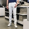 CK Calvin Klein男士时尚百搭棉质微弹做旧slim修身牛仔裤长裤潮