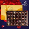 GODIVA歌帝梵巧克力礼盒比利时进口黑巧520情人节礼物送女生朋友